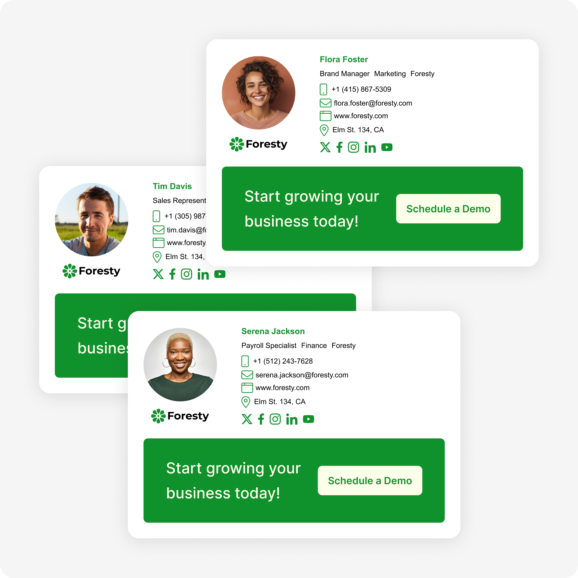 Microsoft 365 and Outlook email signatures managed centrally with Firma for a whole team